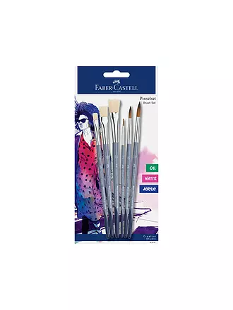 FABER-CASTELL |  Faber Pinsel Set 6tlg | 